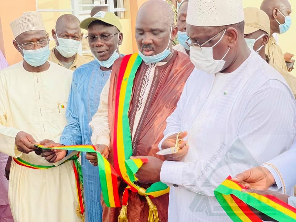 Inaugurationn de l’hôpital Abdoul Cissé Kane des Agnams, par le Président de la République